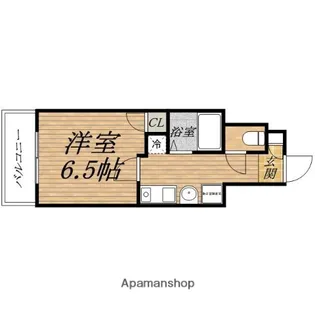 ロイヤルメゾン北浜【6階】の間取り