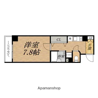 サムティ松屋町【5階】の間取り