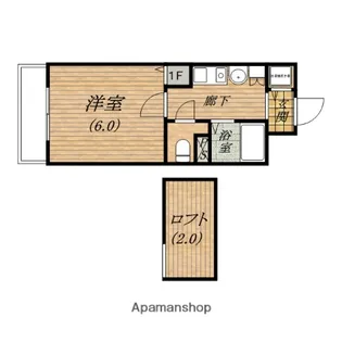 エステムコート大阪城前OBPリバーフロント【8階】の間取り