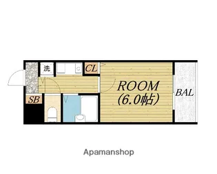 リーガル西長堀【9階】の間取り