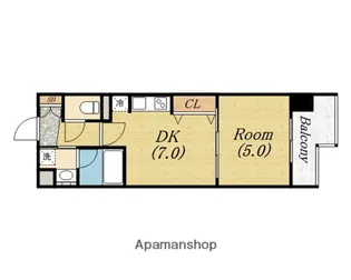 BRAVI南堀江【3階】の間取り