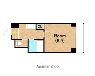フォレストスクエア西長堀【11階】の間取り