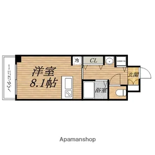 プレサンス東本町Vol.2【3階】の間取り