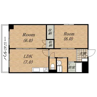 トウセン本町橋ビル【7階】の間取り