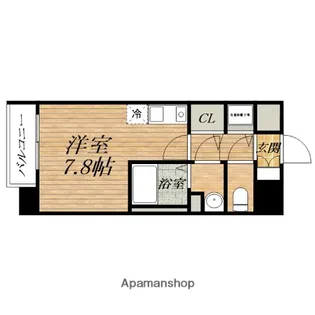 BLAU本町東【10階】の間取り