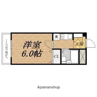 セレッソコート大阪城前【10階】の間取り