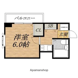 セレッソコート大阪城前【11階】の間取り
