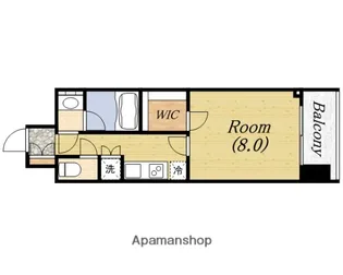アンビエンテ四ツ橋【12階】の間取り