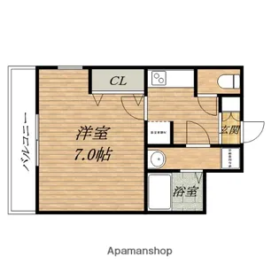 プロシード大阪WESTアドリア【9階】の間取り