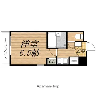 プレサンス内本町【11階】の間取り