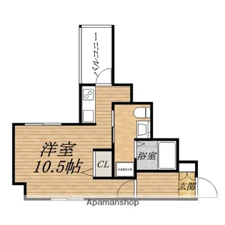 ヴィラタワー谷町【8階】の間取り