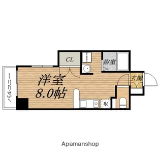 レジェンドール堺筋本町【9階】の間取り