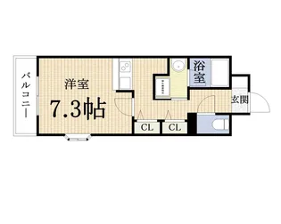 HOMMAGEA【7階】の間取り