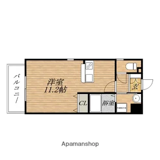 URBANFLATS上町【14階】の間取り