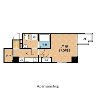 アーデン京町堀イースト【7階】の間取り