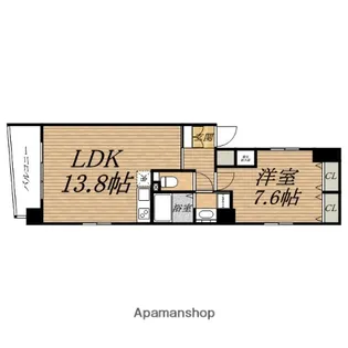 アルデール ヒル 内久宝寺【9階】の間取り