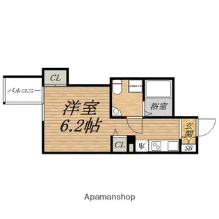 SERENITE本町エコート【12階】の間取り