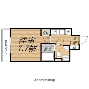 SERENITE本町エコート【3階】の間取り