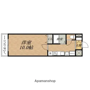 ロイヤルキャッスル【9階】の間取り