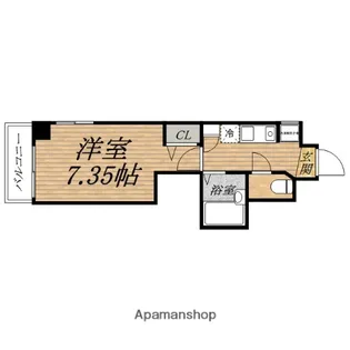 パルケラード【4階】の間取り