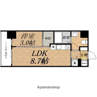 サニーハウス南堀江【2階】の間取り