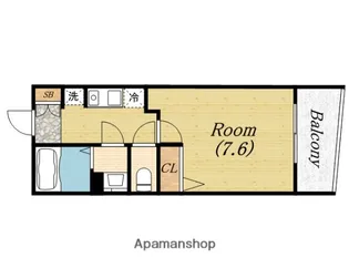 ルクレ阿波座レジデンス【11階】の間取り