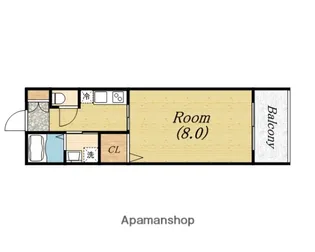 オリエンタル靭本町【7階】の間取り