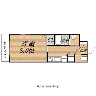 オリエンタル靭本町【10階】の間取り