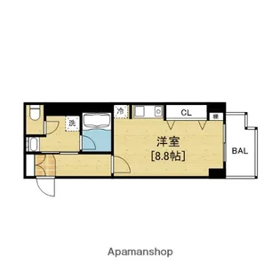 エスリード西本町【6階】の間取り