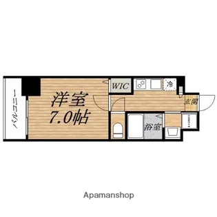 ADVANCE大阪城アンジュ(アドバンス)【6階】の間取り