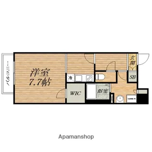 ビエラコート内久宝寺【13階】の間取り