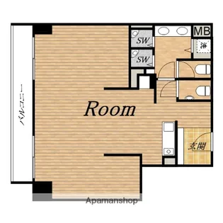 おおきに東心斎橋ビル【4階】の間取り