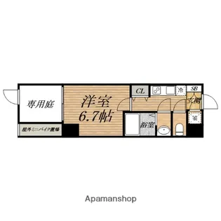 PREMIUMCOURT TANIMACHI−4CHOME【1階】の間取り