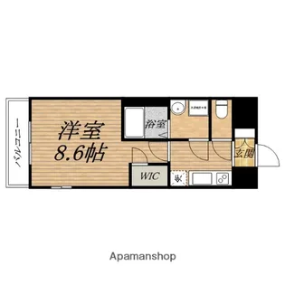 アーデン谷町【10階】の間取り