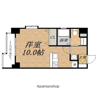 ディナスティ堺筋本町【6階】の間取り