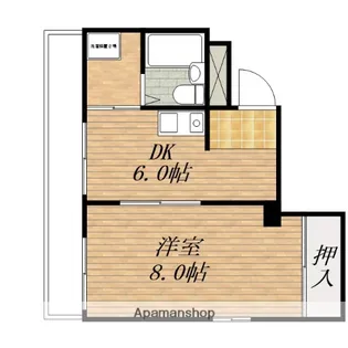 サンビラ大手前【7階】の間取り