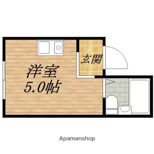 大宝大手前ロイヤルハイツ【5階】の間取り