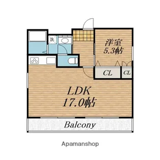 メゾン東船場【14階】の間取り
