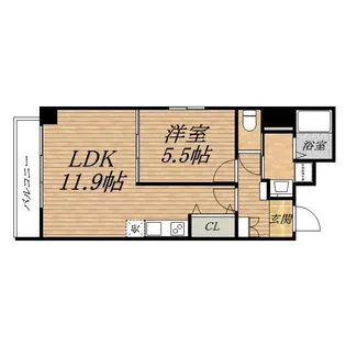 LC本町東【10階】の間取り