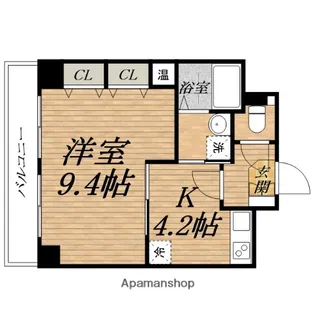 WILLDO堺筋本町【10階】の間取り