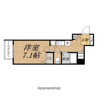 ランドマークシティ大阪城南【10階】の間取り