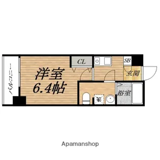 SWISS京橋【6階】の間取り