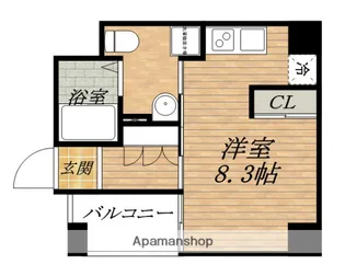 GRAND STEADY 徳井町【12階】の間取り