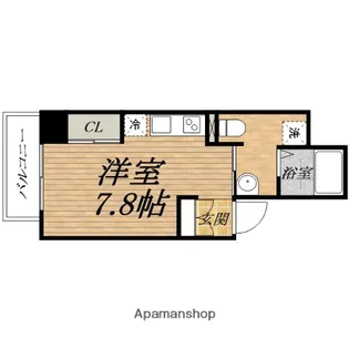 K’SCOURT東本町【11階】の間取り