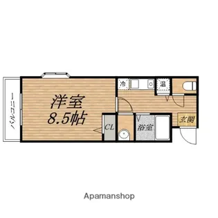 ヴェローナⅠ【11階】の間取り