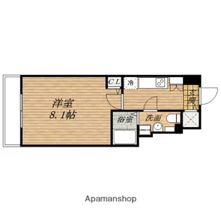 グラマシー京橋(旧エコロジー京橋レジデンス)【5階】の間取り