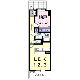 サニーレジデンス野田【1階】の間取り