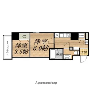 イグレック南本町【6階】の間取り