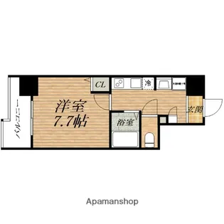 ミラージュパレス本町東レジデンス【12階】の間取り