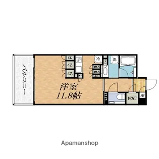 ガリレイ新町【3階】の間取り